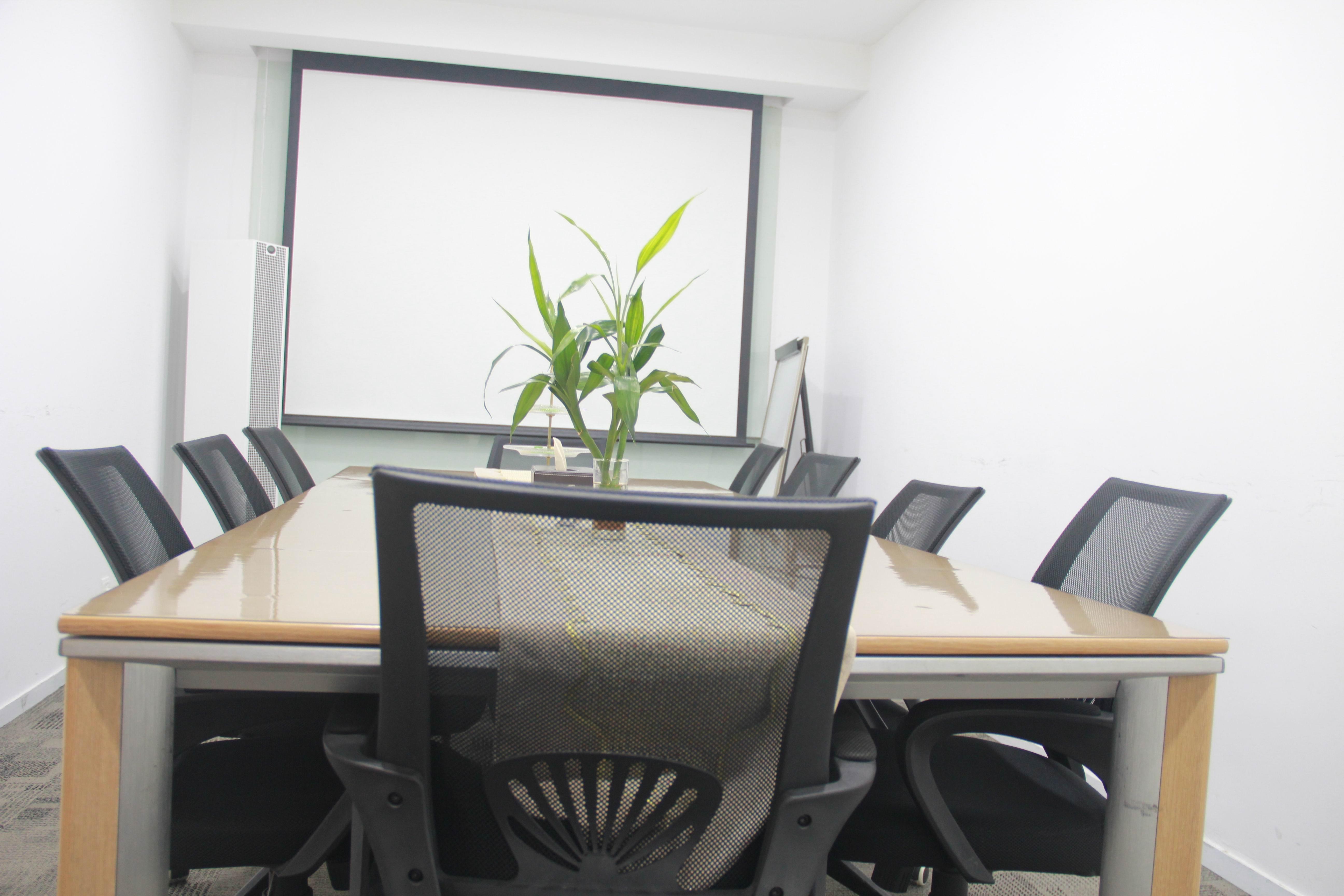 震旦高档会议桌·电动投影幕·工程级投影·远大空气净化·中央空调等  